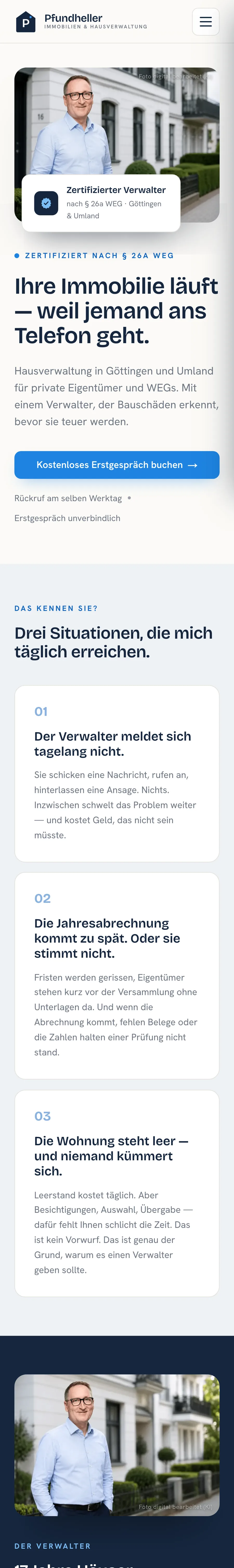 pfundheller-immobilien.de — Mobile-Ansicht